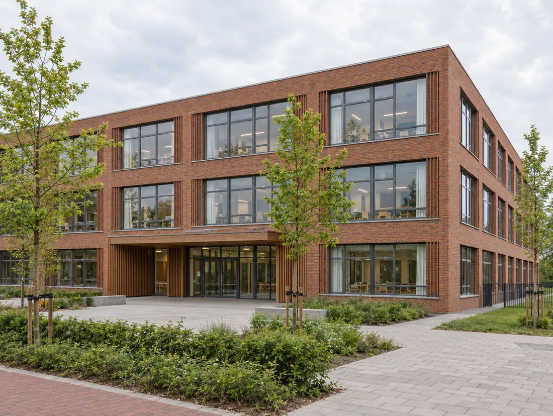 Schoolgebouw van een taalschool